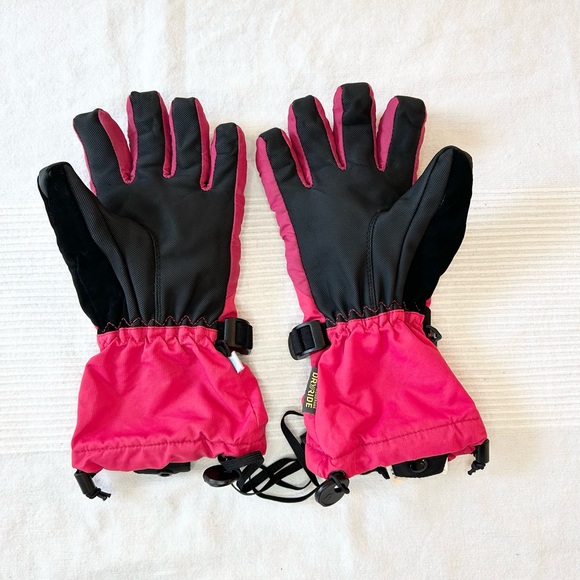 BURTON Dry Ride Gloves Snowboard Ski in Pink Youth Kids Girls X-Large - Picture 3 of 13